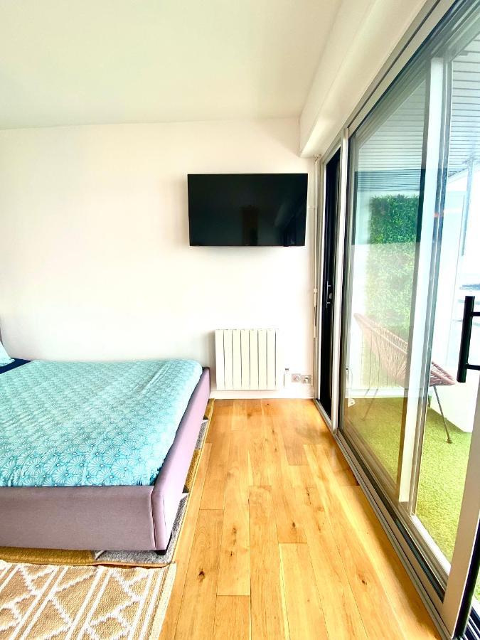 - L'Iroizh - Concarneau - Vue Mer Panoramique - Studio Standing Plage Des Sables Blancs - Parking - Panoramic Sea View - Near Thalassotherapy - Wifi - Экстерьер фото